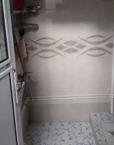 دوش حمام و توالت ایرانی سرویس بهداشتی ویلا در گرگان
